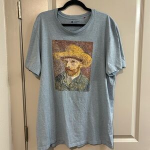 The Metropolitan Museum of Art light Blue Van Goh Graphic Tee